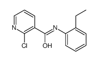 2-chloro-N-(2-ethylphenyl)pyridine-3-carboxamide结构式