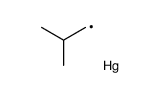 methyl(2-methylpropyl)mercury结构式