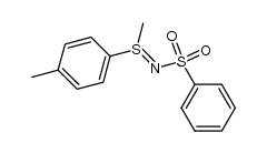 (E)-N-(methyl(p-tolyl)-l4-sulfanylidene)benzenesulfonamide Structure