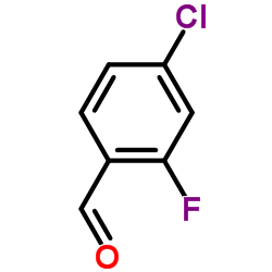 4-Chloro-2-fluorobenzaldehyde Structure