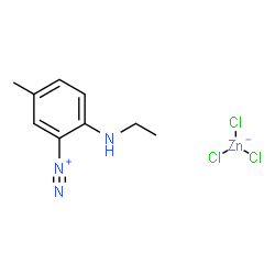 4-(ethylamino)-m-toluenediazonium trichlorozincate结构式