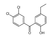 (3,4-dichlorophenyl)-(5-ethyl-2-hydroxyphenyl)methanone Structure