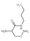 2-amino-3-aminooxy-N-butyl-propanamide Structure