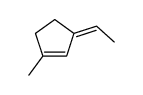 3-Ethylidene-1-methyl-1-cyclopentene Structure