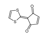 2-(1,3-dithiol-2-ylidene)cyclopent-4-ene-1,3-dione Structure