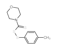 (4-methylphenyl)disulfanyl-morpholin-4-yl-methanethione picture