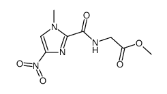 [(1-methyl-4-nitro-1H-imidazole-2-carbonyl)amino]acetic acid methyl ester结构式