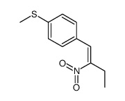 1-methylsulfanyl-4-(2-nitrobut-1-enyl)benzene Structure