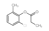 Phenol,2-chloro-6-methyl-, 1-propanoate structure