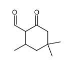 2,4,4-trimethyl-6-oxo-cyclohexanecarbaldehyde Structure