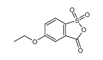 5-ethoxy-3H-benzo[c][1,2]oxathiol-3-one 1,1-dioxide Structure