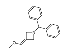 1-benzhydryl-3-(MethoxyMethylene)azetidine Structure