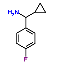 1-Cyclopropyl-1-(4-fluorophenyl)methanamine结构式