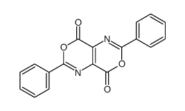 2,6-diphenyl-[1,3]oxazino[5,4-d][1,3]oxazine-4,8-dione结构式