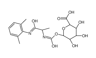 tocainide carbamoyl O-beta-glucuronide Structure