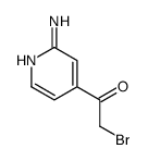 Ethanone, 1-(2-amino-4-pyridinyl)-2-bromo- (9CI)结构式