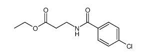 ethyl 3-[(4-chlorobenzoyl)amino]propanoate Structure