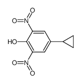 2,6-dinitro-4-cyclopropylphenol Structure