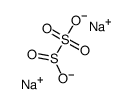 Pyrosulfurous acid, disodium salt Structure