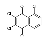 2,3,5-trichloronaphthalene-1,4-dione Structure