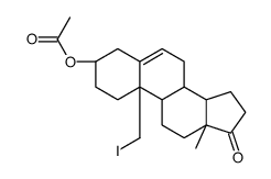 19-IODO-5-ANDROSTENE-3BETA-OL-17-ONE 3-ACETATE结构式