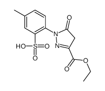 3-ethyl 4,5-dihydro-1-(4-methyl-2-sulphophenyl)-5-oxo-1H-pyrazole-3-carboxylate picture