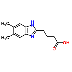 4-(5,6-DIMETHYL-1H-BENZOIMIDAZOL-2-YL)-BUTYRIC ACID Structure