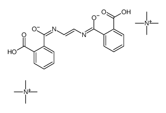 bis(tetramethylammonium) o,o'-[vinylenebis(iminocarbonyl)]dibenzoate structure