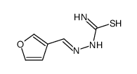 (furan-3-ylmethylideneamino)thiourea Structure