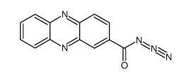 phenazine-2-carbonyl azide Structure