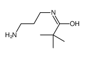 N-(3-aminopropyl)-2,2-dimethylpropanamide Structure