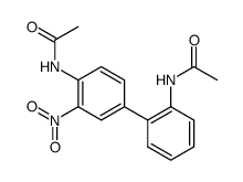 N,N'-(3'-nitro-biphenyl-2,4'-diyl)-bis-acetamide Structure