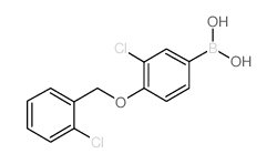 3-CHLORO-4-(2'-CHLOROBENZYLOXY)PHENYLBO& structure