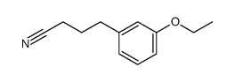 4-(3-ethoxy-phenyl)-butyronitrile结构式