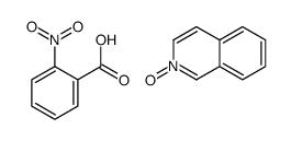 2-nitrobenzoic acid,2-oxidoisoquinolin-2-ium结构式