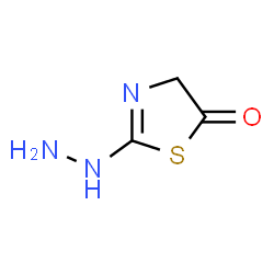 5(4H)-Thiazolone,2-hydrazinyl- Structure