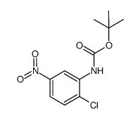 tert-butyl (2-chloro-5-nitrophenyl)carbamate结构式