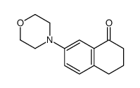 7-morpholin-4-yl-3,4-dihydro-2H-naphthalen-1-one结构式