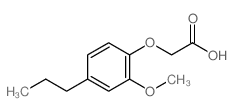 Acetic acid,2-(2-methoxy-4-propylphenoxy)- picture