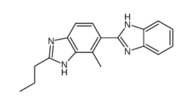 7'-Methyl-2'-propyl-2,5'-bi-1H-benzimidazole Structure