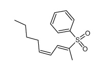 [((2E,4Z)-Nona-2,4-diene)-2-sulfonyl]-benzene结构式