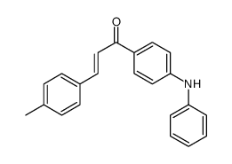 1-(4-anilinophenyl)-3-(4-methylphenyl)prop-2-en-1-one Structure