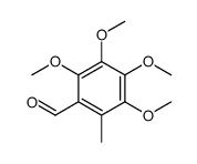 6-METHYL-2,3,4,5-TETRAMETHOXYBENZALDEHYDE Structure