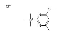 (4-methoxy-6-methylpyrimidin-2-yl)-trimethylazanium,chloride Structure