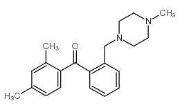 2,4-DIMETHYL-2'-(4-METHYLPIPERAZINOMETHYL) BENZOPHENONE picture