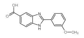 2-(3-methoxyphenyl)-3H-benzimidazole-5-carboxylic acid Structure