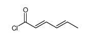 2,4-Hexadienoyl chloride结构式