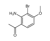 1-(2-Amino-3-bromo-4-methoxyphenyl)ethanone Structure