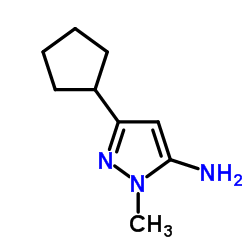 3-Cyclopentyl-1-methyl-1H-pyrazol-5-amine picture