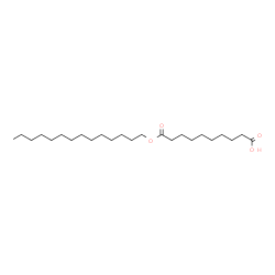 tetradecyl hydrogen sebacate Structure